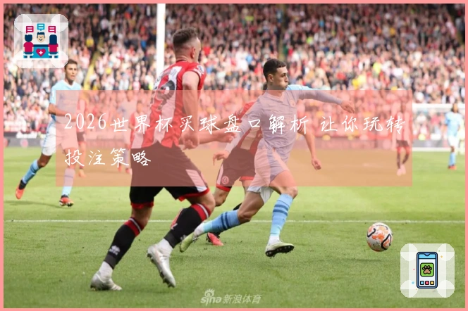 2026世界杯买球盘口解析 让你玩转投注策略